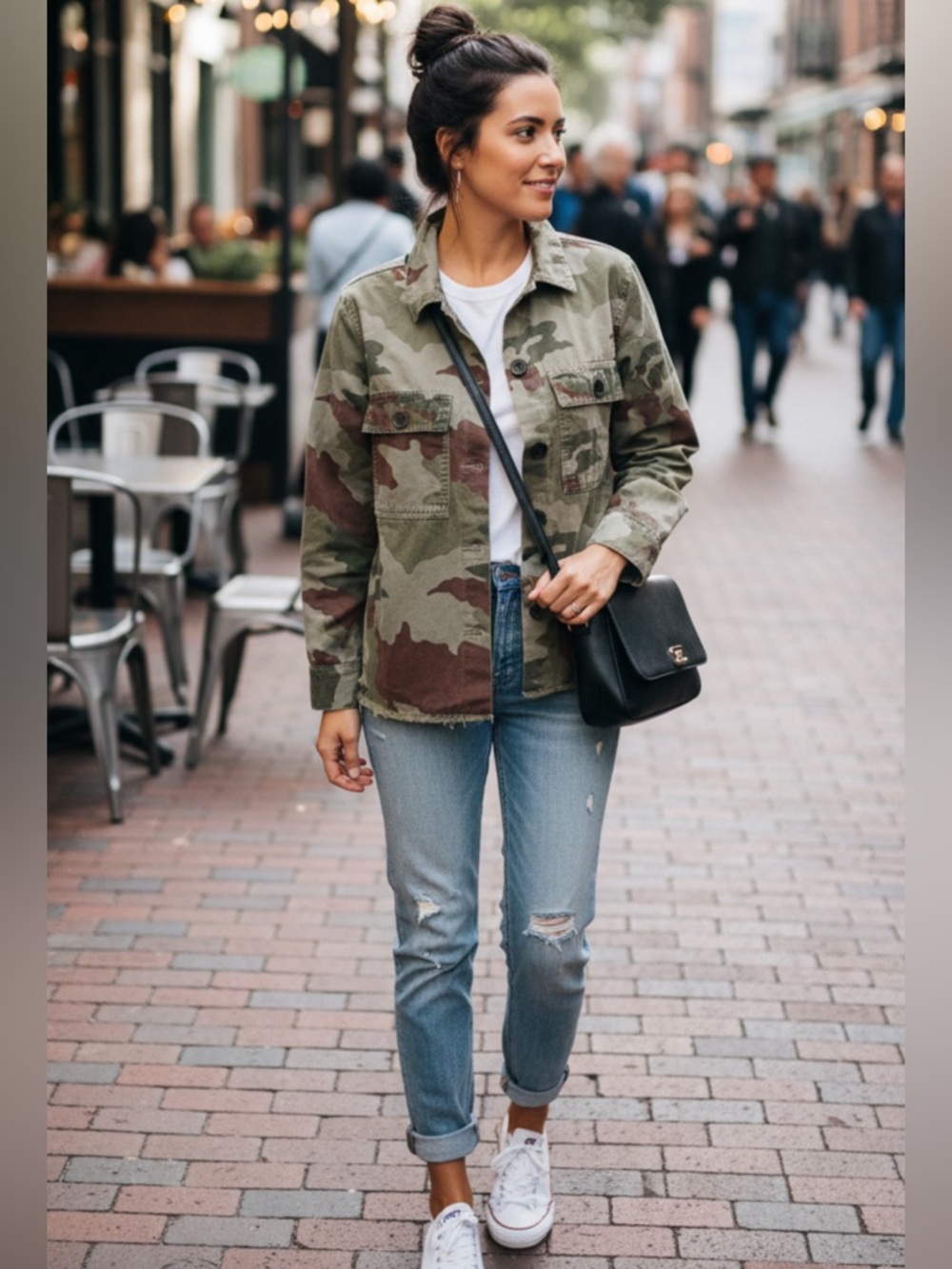 Zara  Camouflage Shirt Jacket